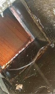 Ductwork prior to cleaning